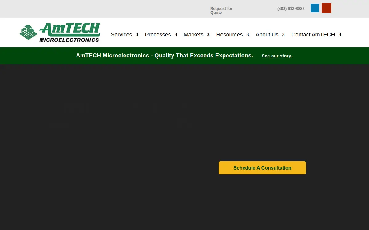 Homepage of Amtech Microelectronics, INC.