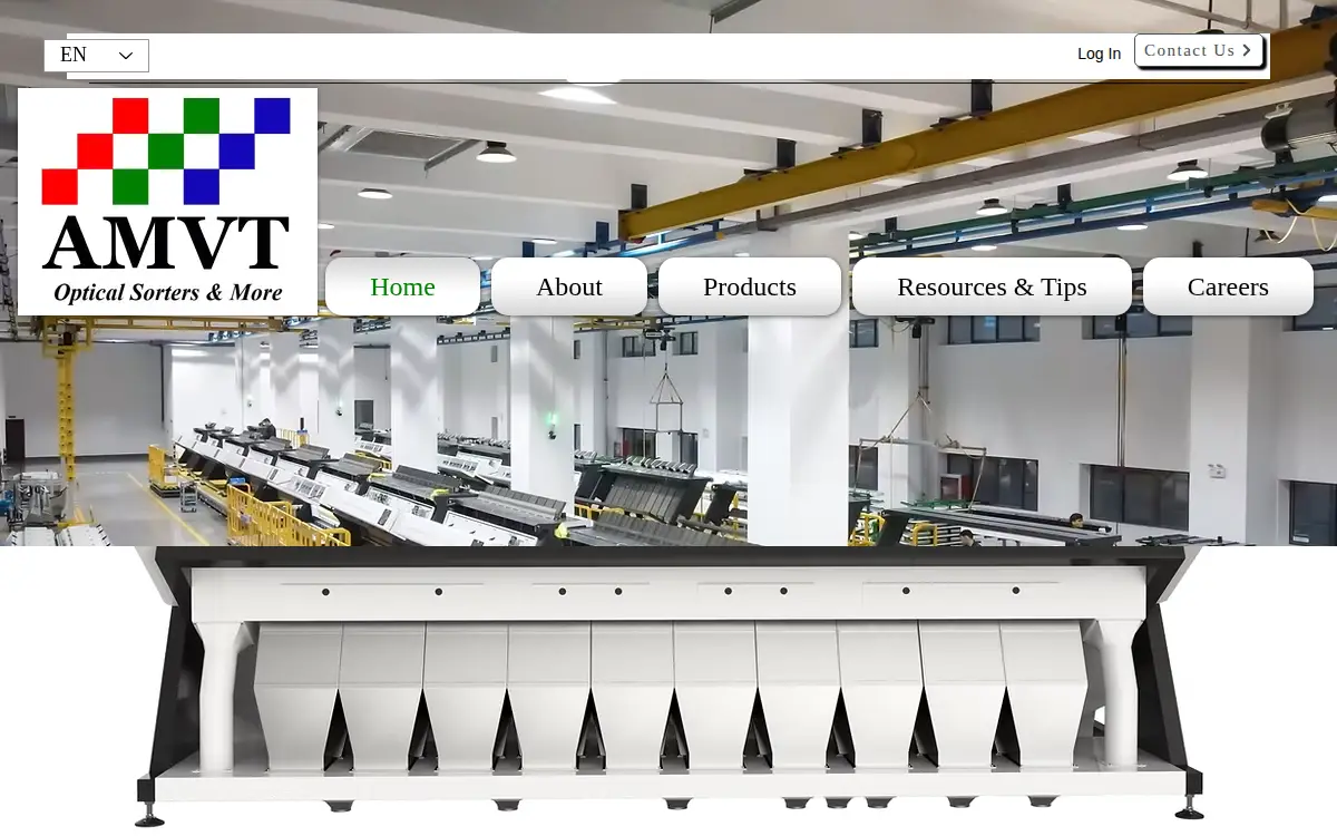 Homepage of Applied Machine Vision Technologies, LLC