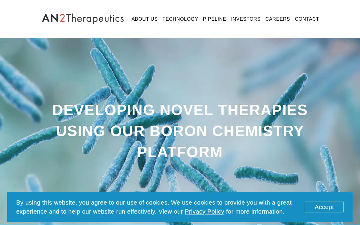 Homepage of An2 Therapeutics, INC