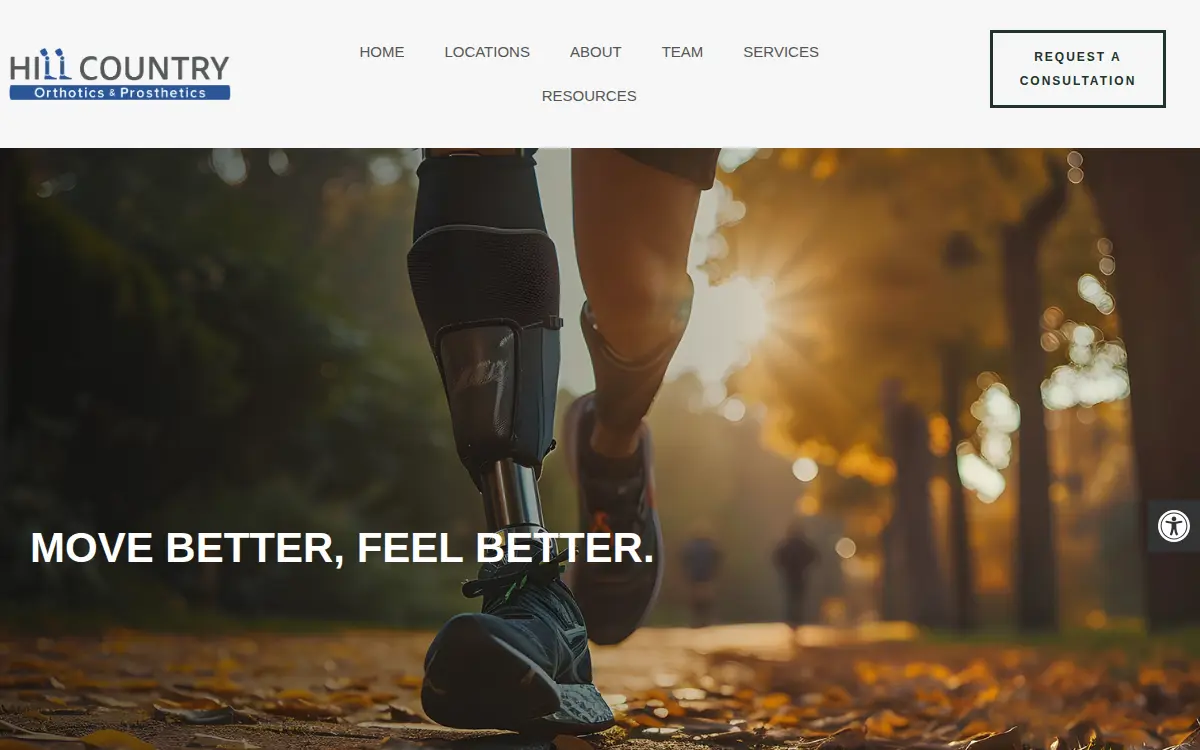 Homepage of Advanced Orthopedic Designs LLC
