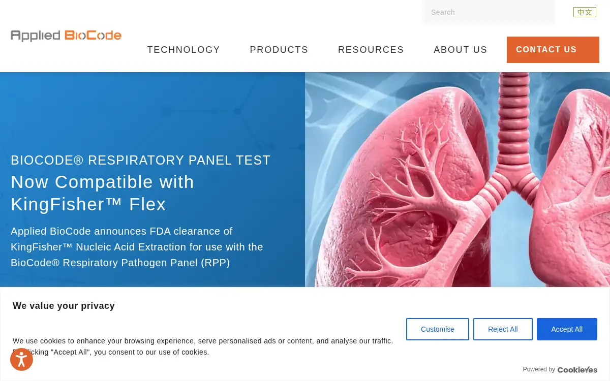 Homepage of Applied Biocode INC