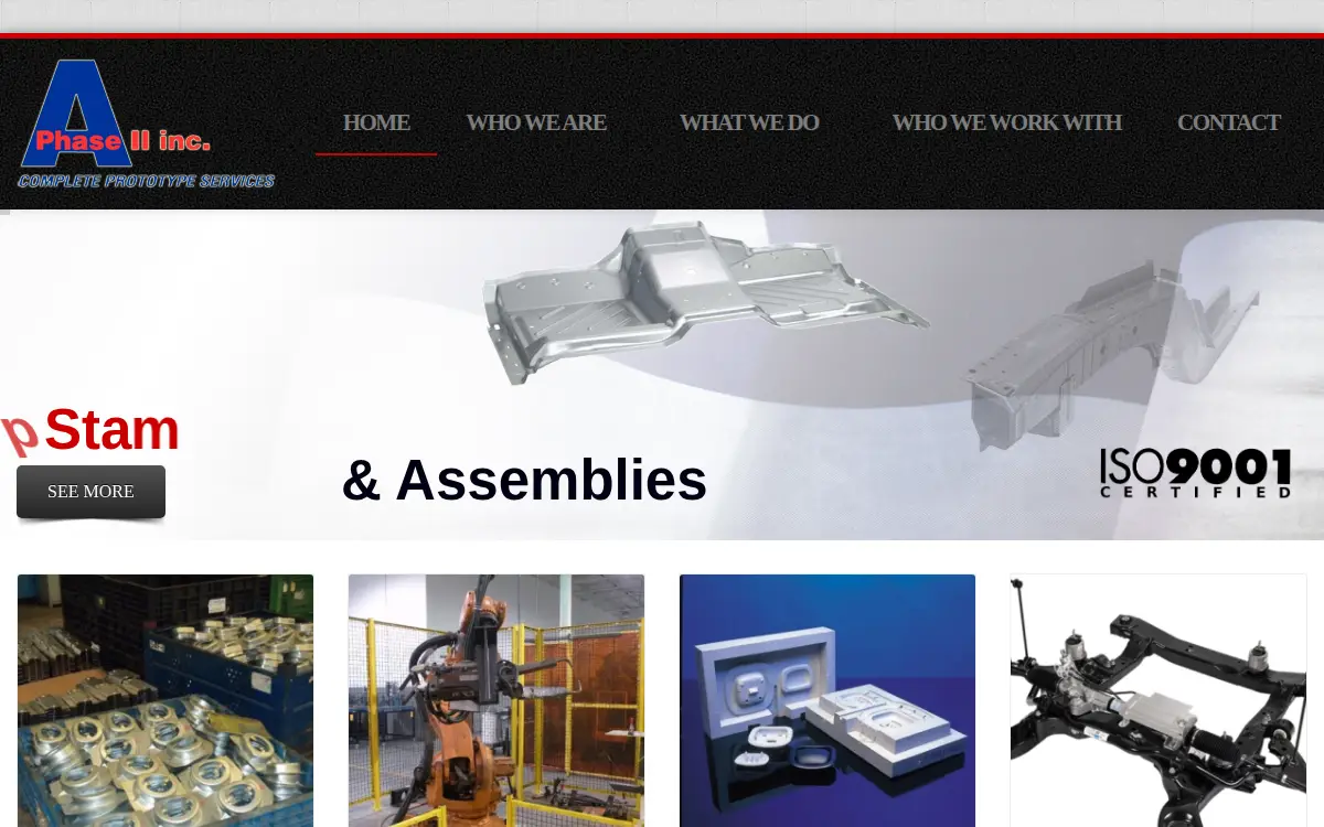 Homepage of Aphase Ii INC