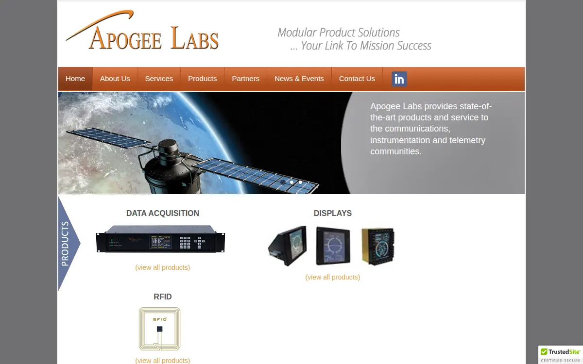 Homepage of Apogee Labs INC