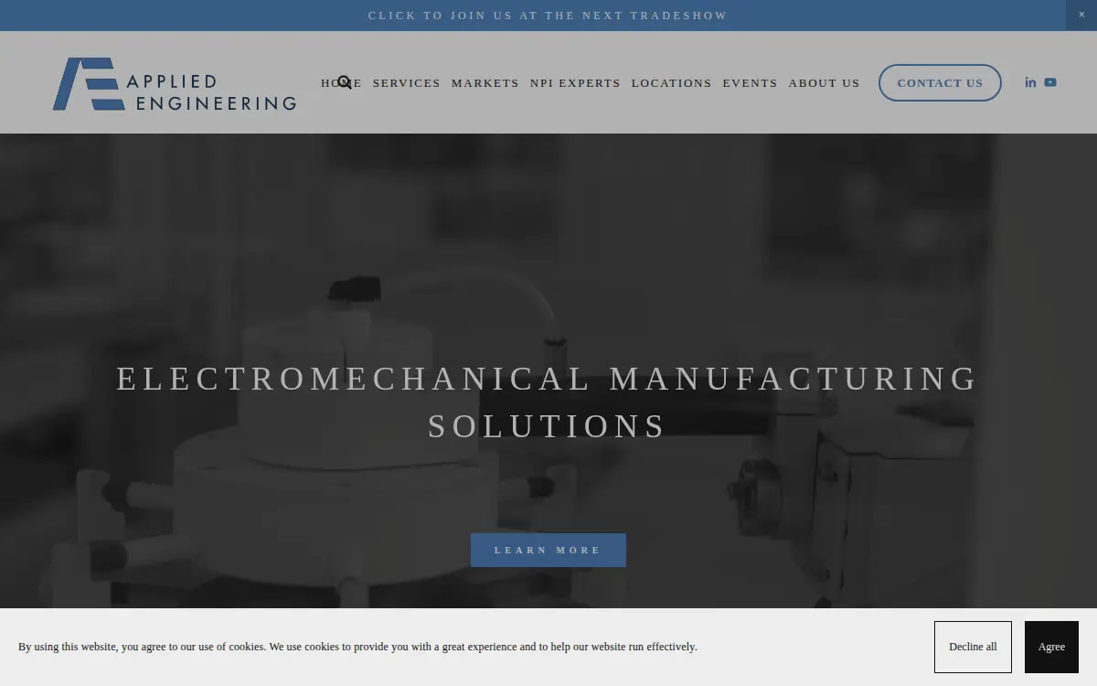 Homepage of Applied Engineering Technology, INC.
