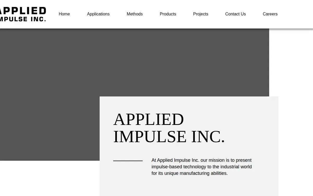 Homepage of Applied Impulse INC