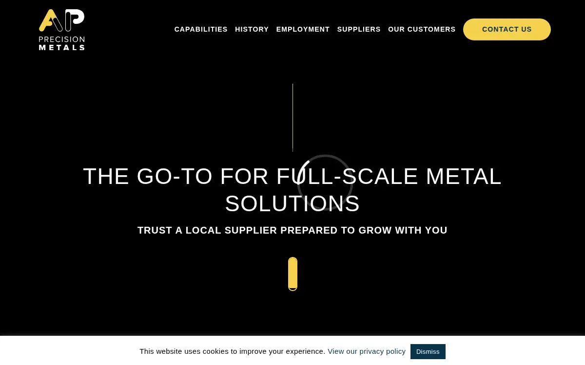 Homepage of Ap Precision Metals, INC