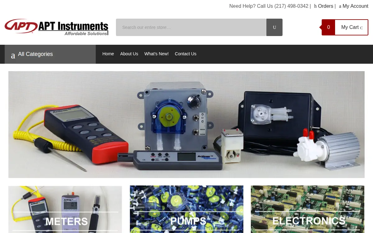 Homepage of Advanced Product Technology LLC