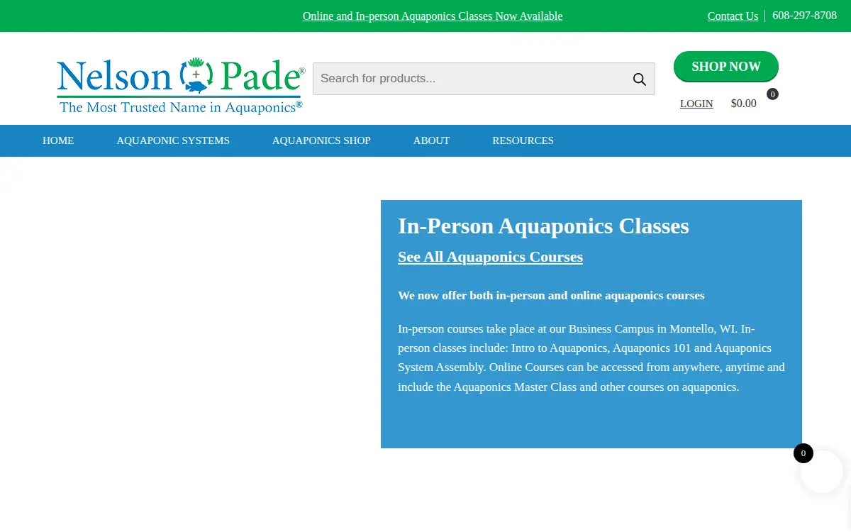 Homepage of Nelson and Pade, INC.