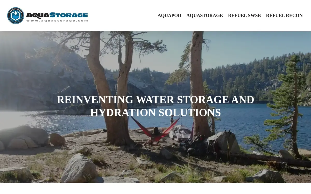 Homepage of Aquastorage, L.l.c.