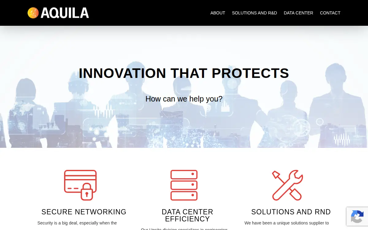 Homepage of Aquila, INC.