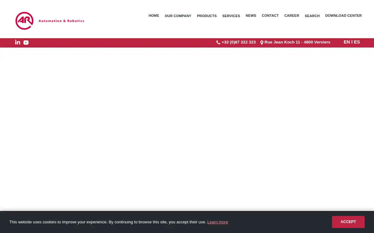 Homepage of A&r Optical Machinery, INC