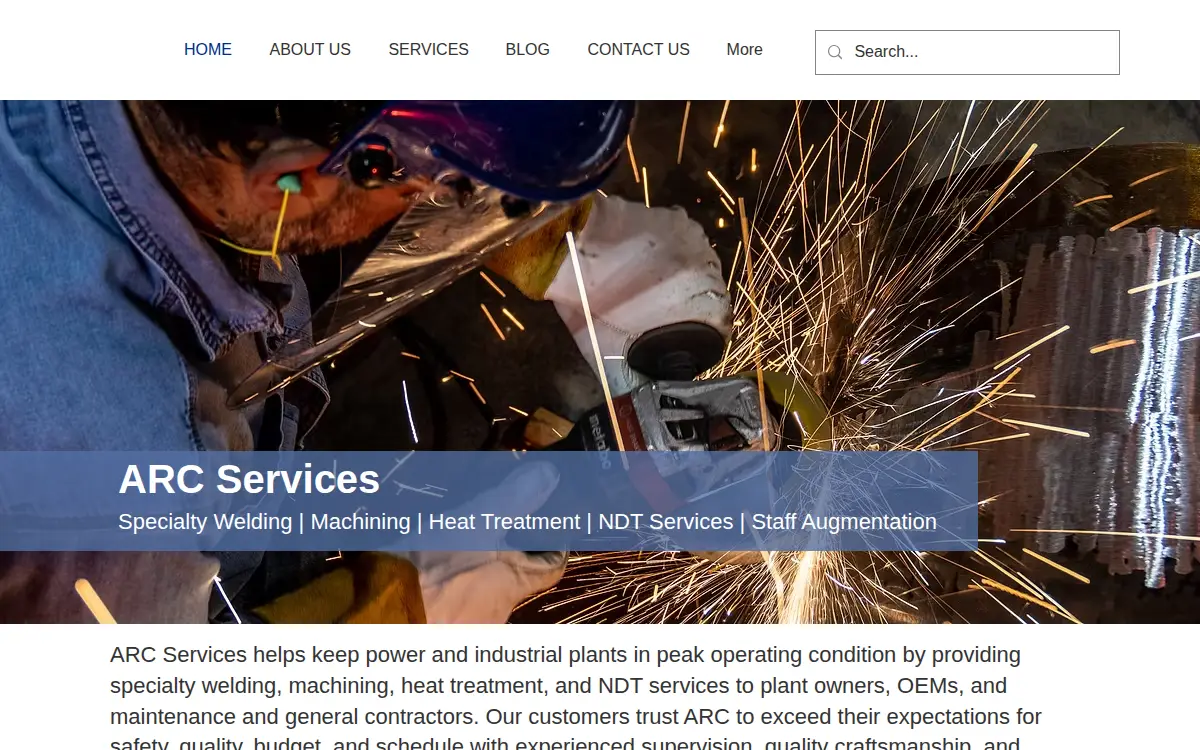 Homepage of Arc Energy Services INC