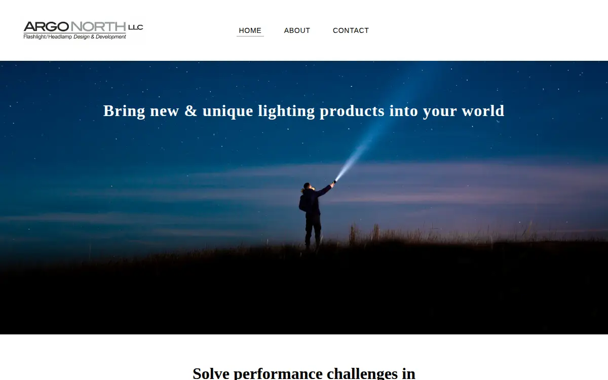 Homepage of Argonorth LLC