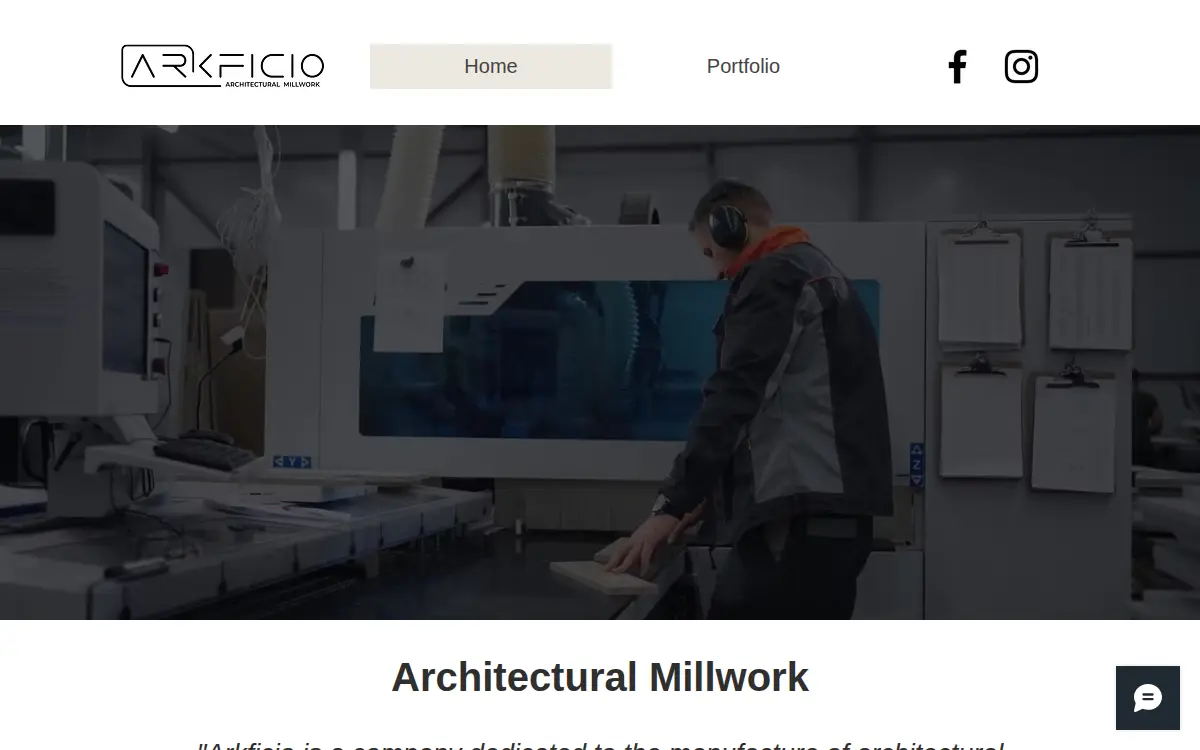 Homepage of Arkficio LLC