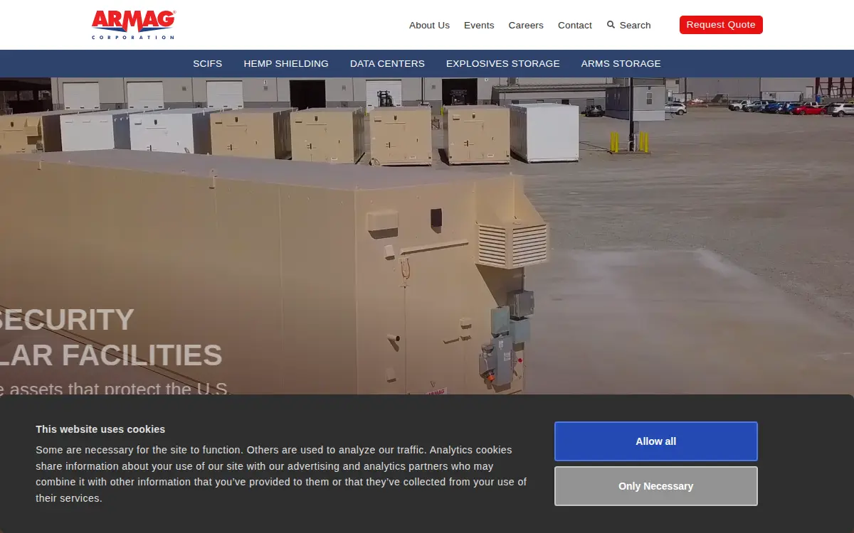 Homepage of Armag CORP