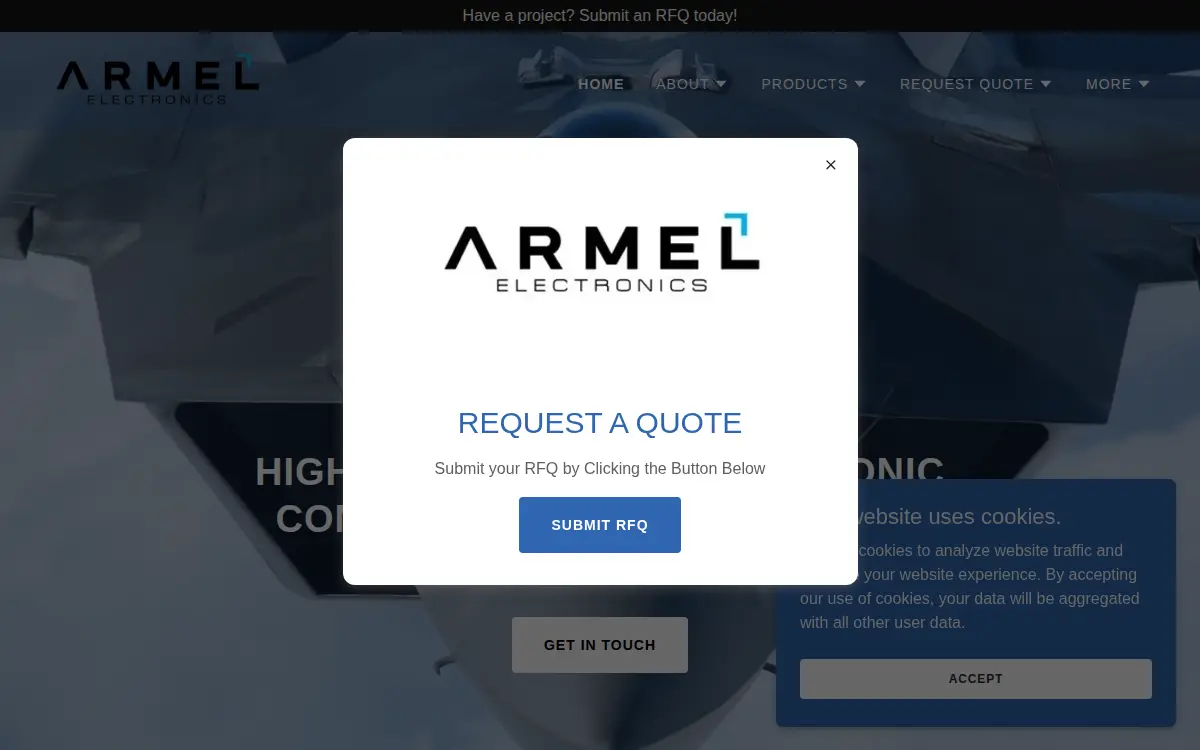 Homepage of Armel De LLC