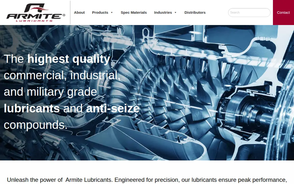 Homepage of Armite Laboratories INC