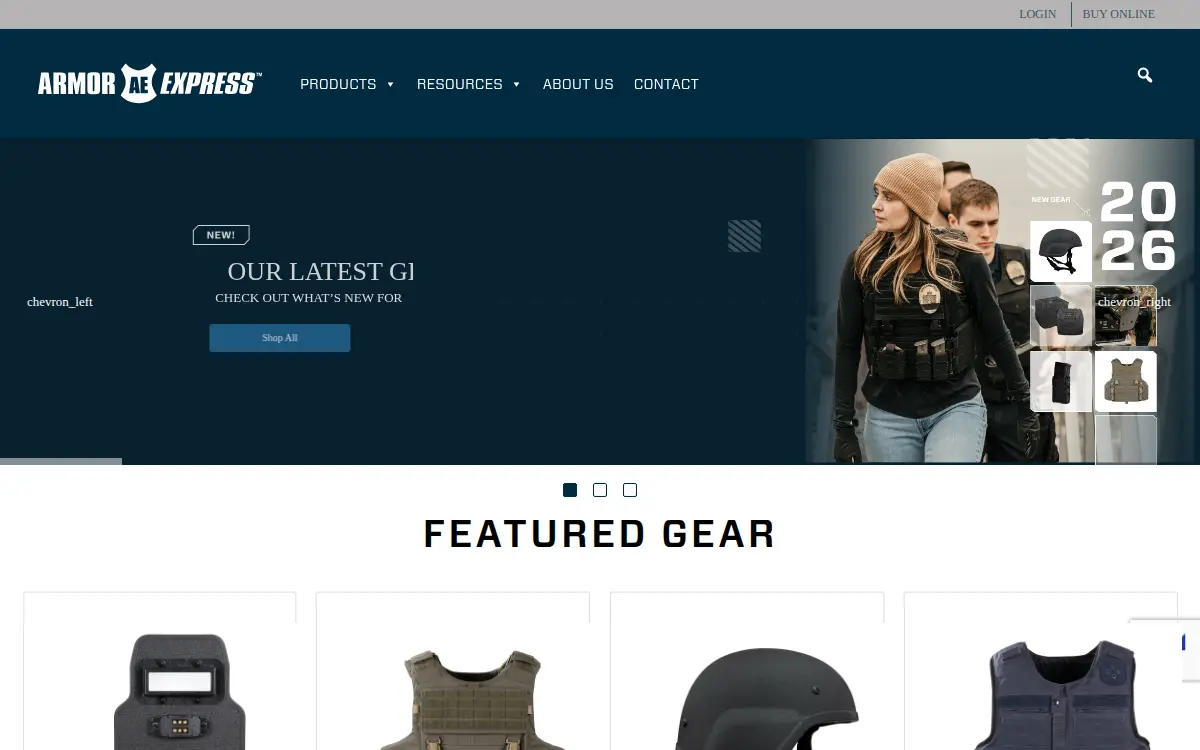 Homepage of Central Lake Armor Express INC