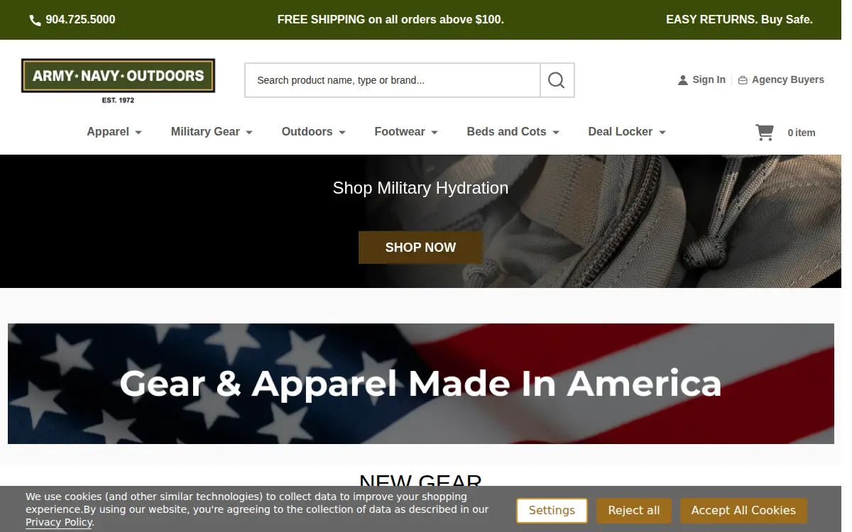 Homepage of Ano Online, LLC