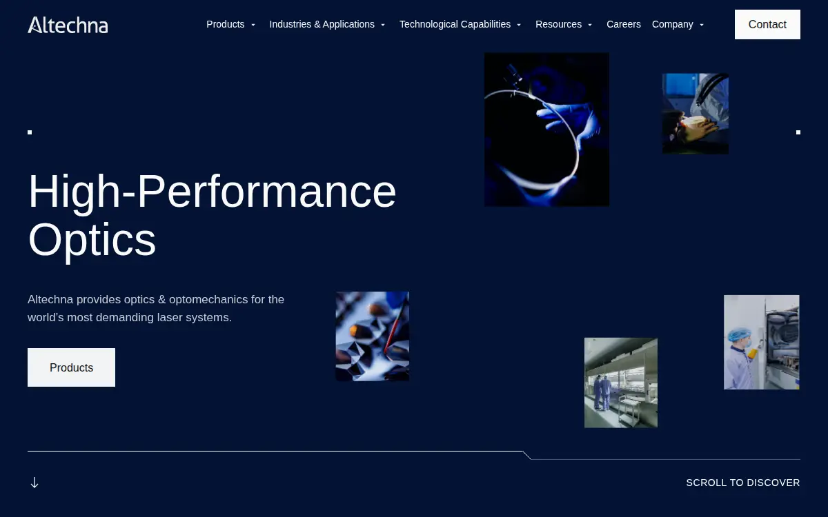 Homepage of Alpine Research Optics, LLC