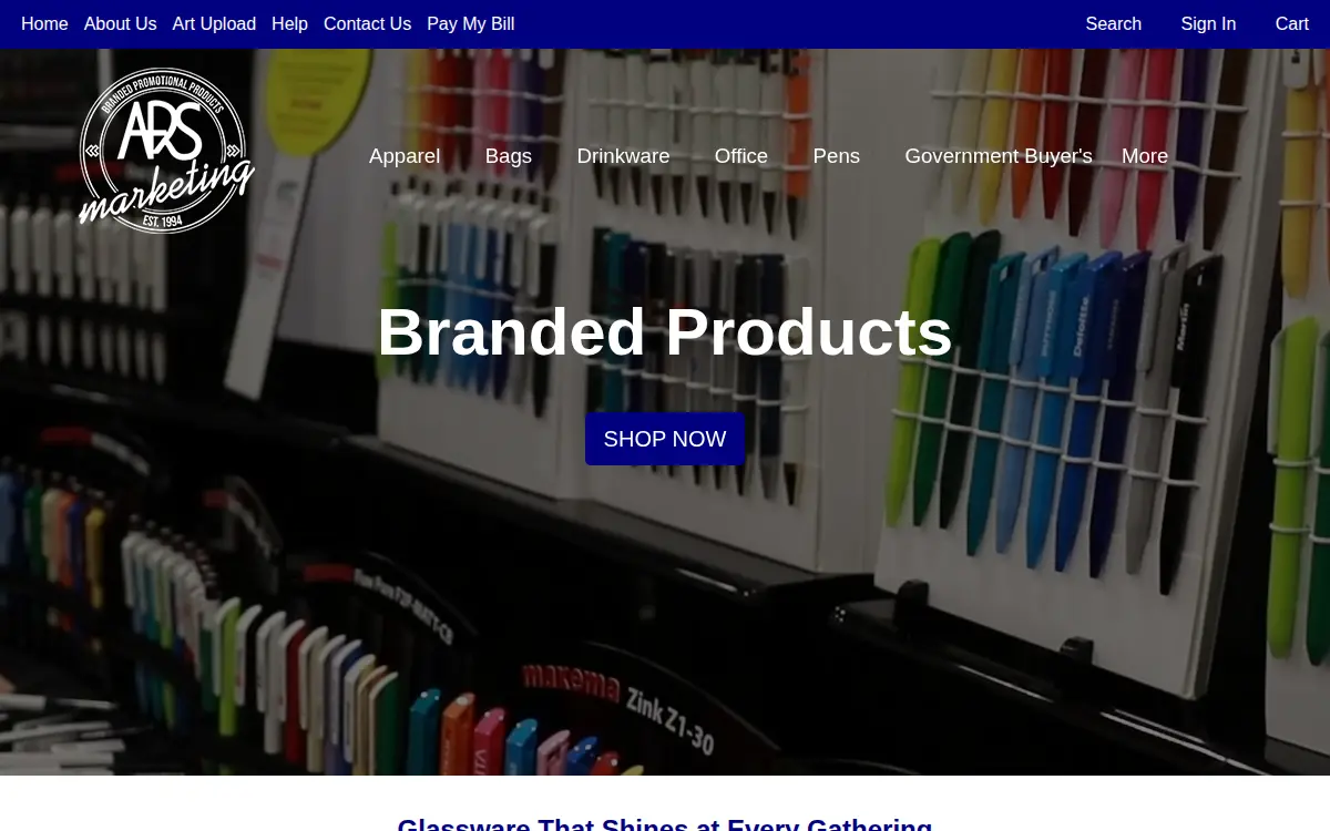 Homepage of Ars Marketing INC