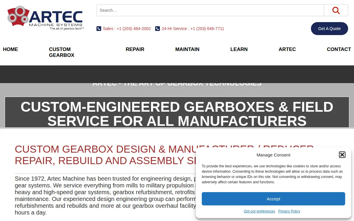 Homepage of Maco Machinery Co., INC.