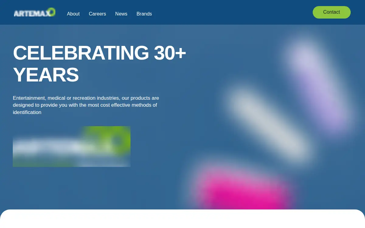 Homepage of Artemax INC