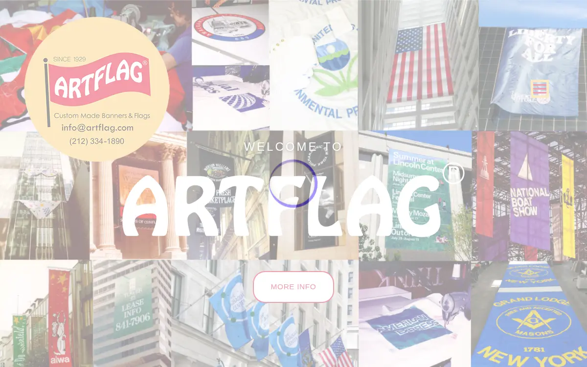 Homepage of Art Flag INC