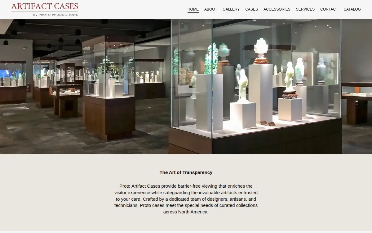 Homepage of Proto Productions INC