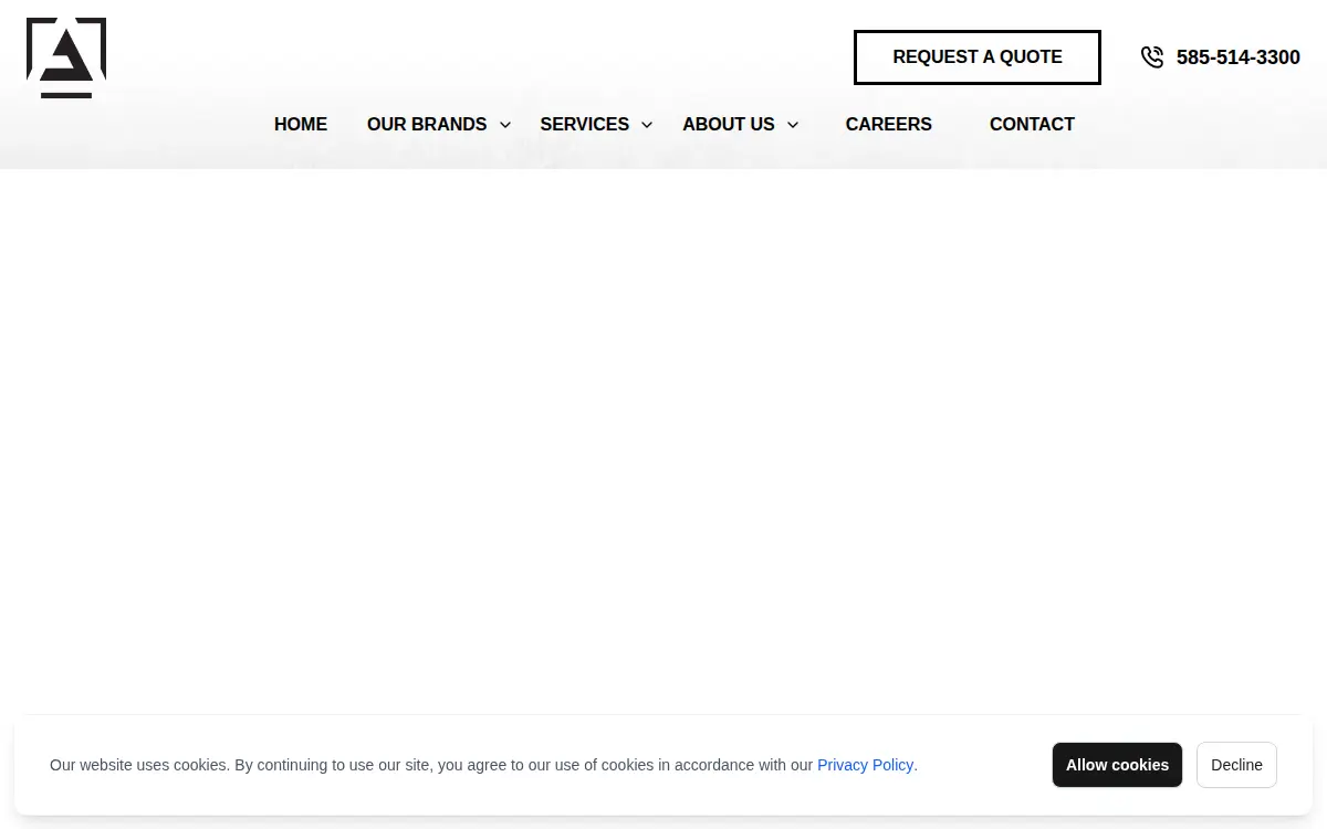 Homepage of Artifact Fabrication LLC