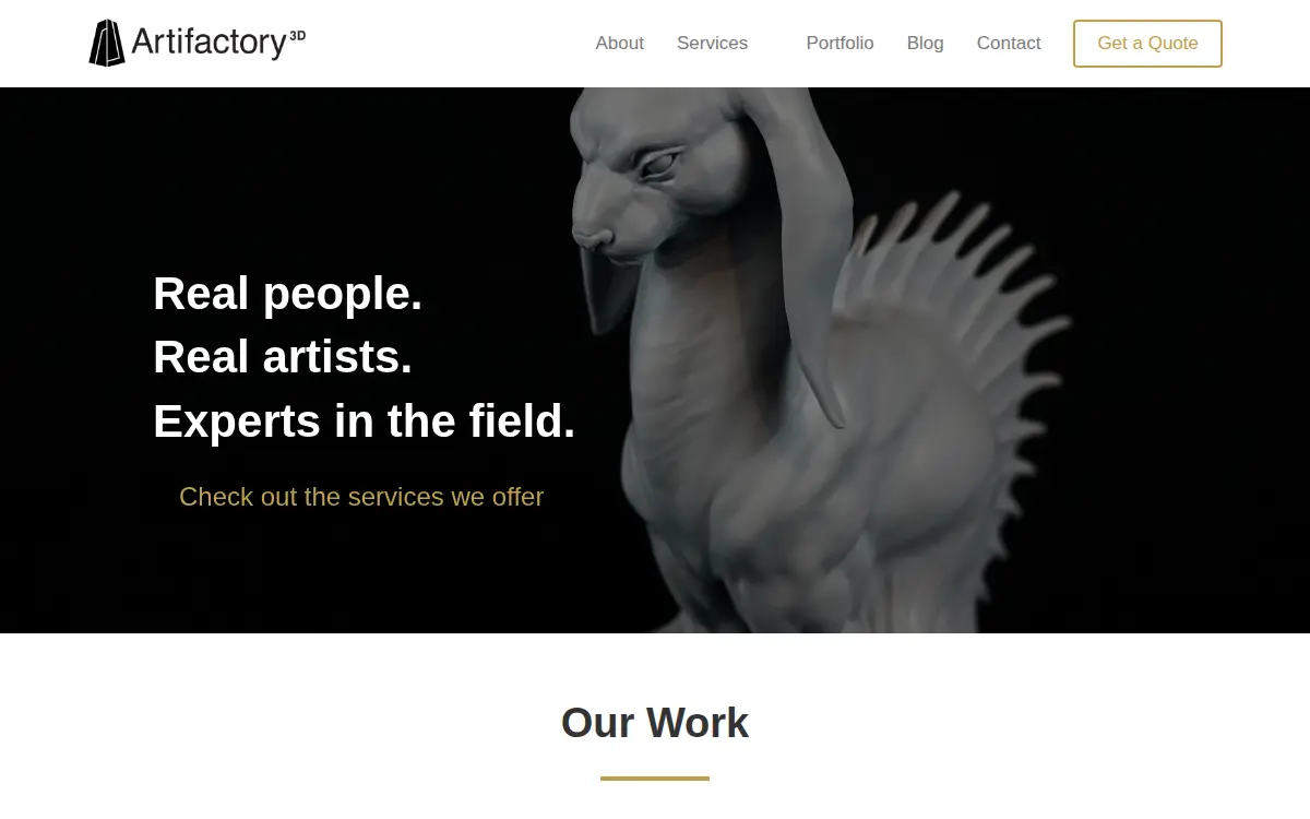 Homepage of Artifactory LLC