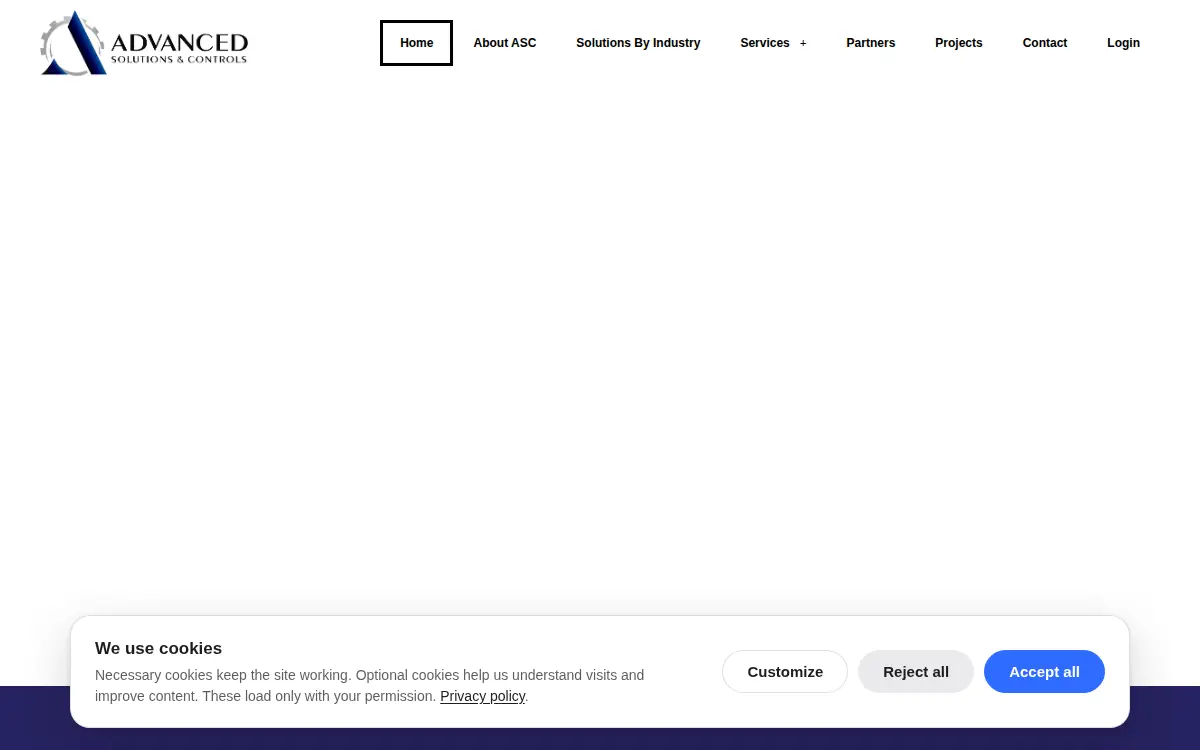 Homepage of Advanced Solutions & Controls LLC