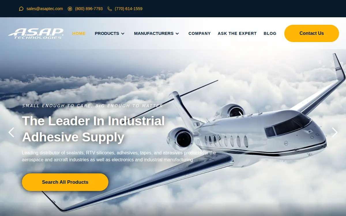 Homepage of Asap Technologies INC