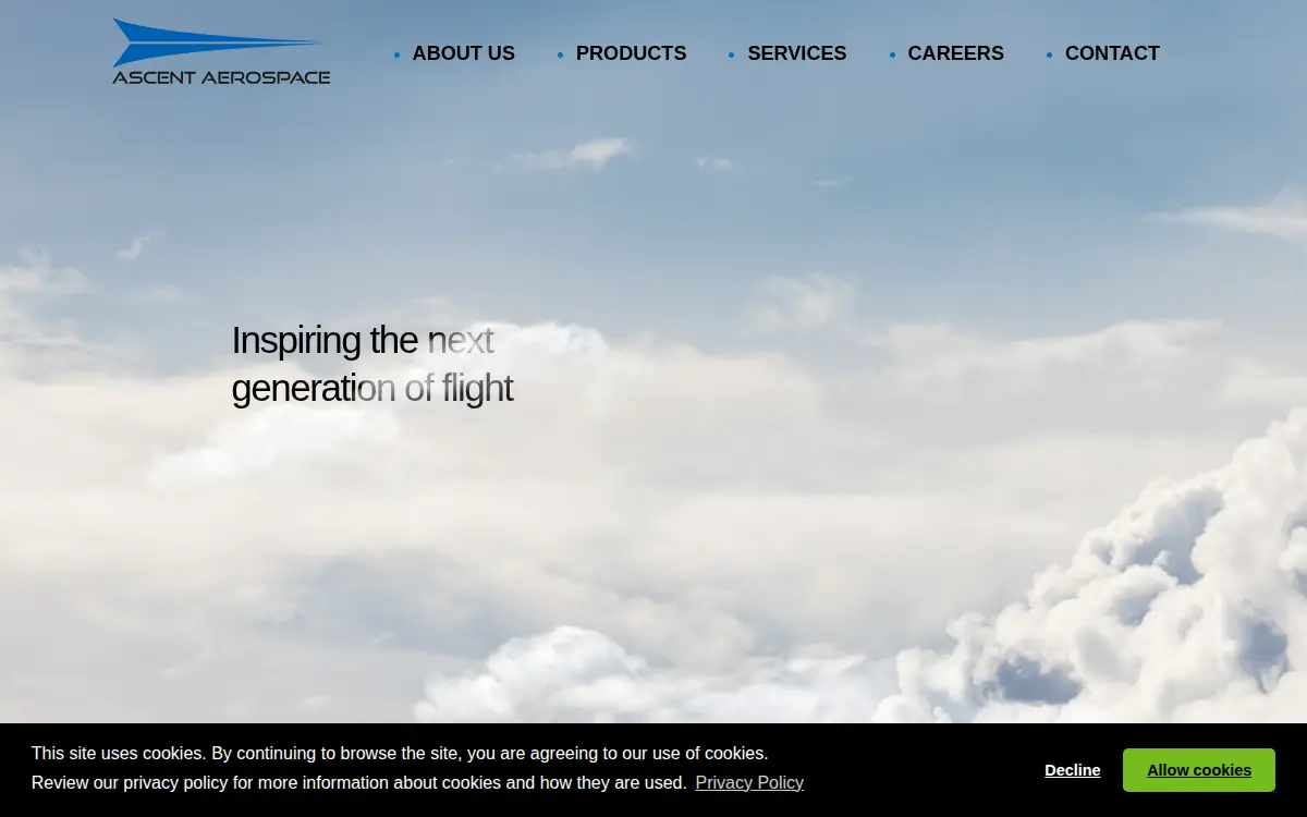 Homepage of Coast Composites, LLC