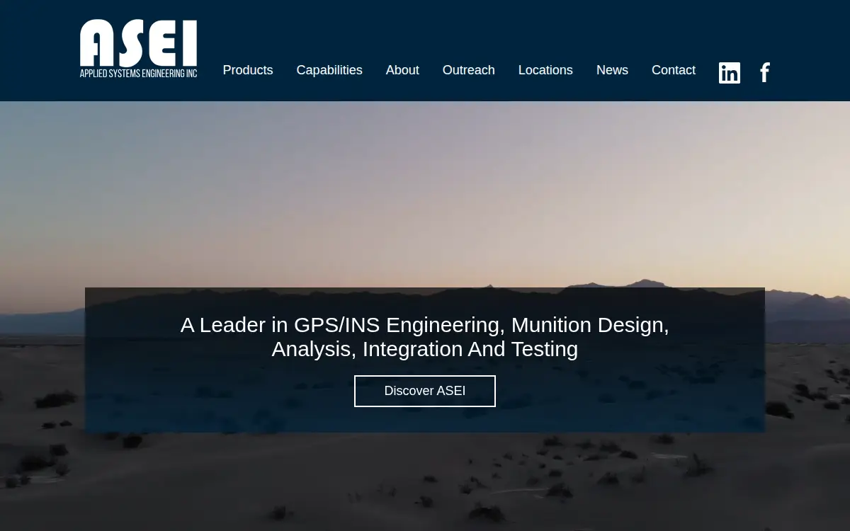 Homepage of Applied Systems Engineering Incorporated
