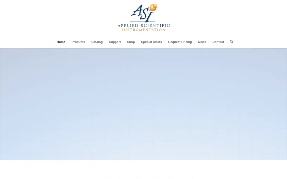 Homepage of Applied Scientific Instrumentation INC.