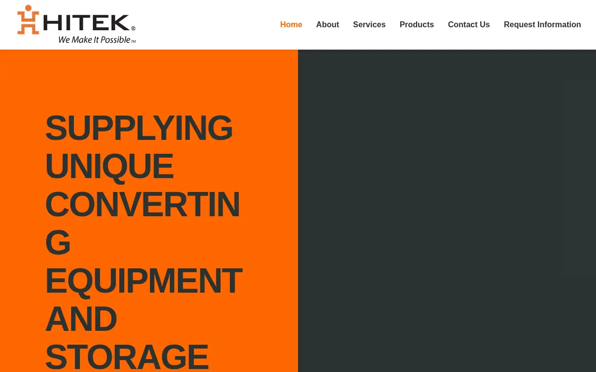Homepage of Hitek Equipment INC