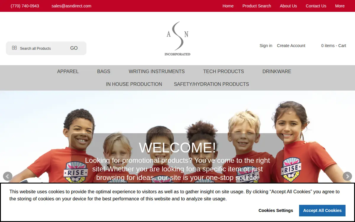 Homepage of Asn INC