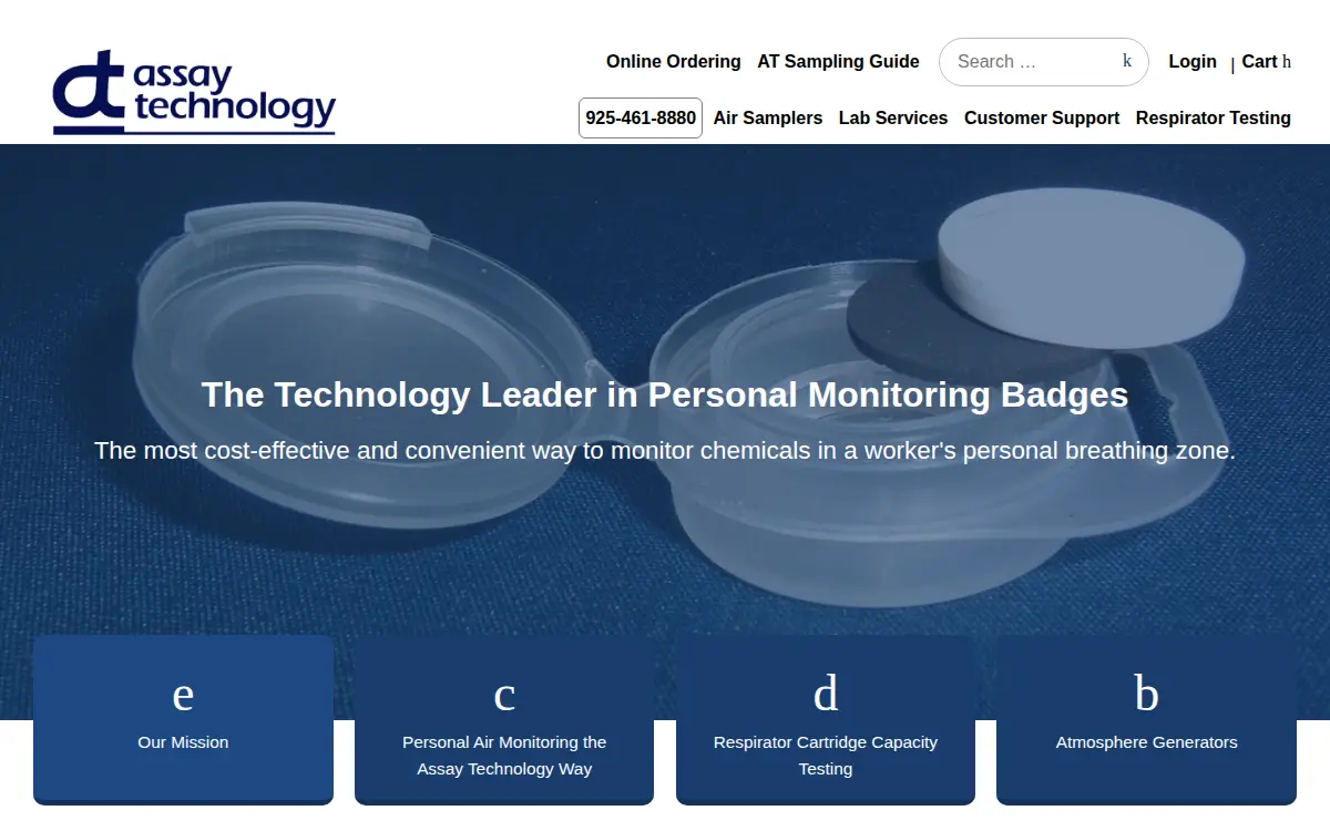 Homepage of Assay Technology INC