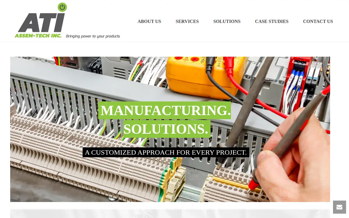 Homepage of Assem-tech, INC.