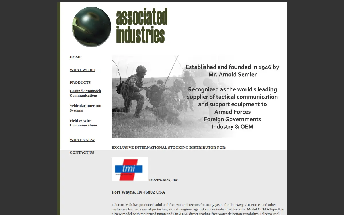 Homepage of Arnold a Semler INC