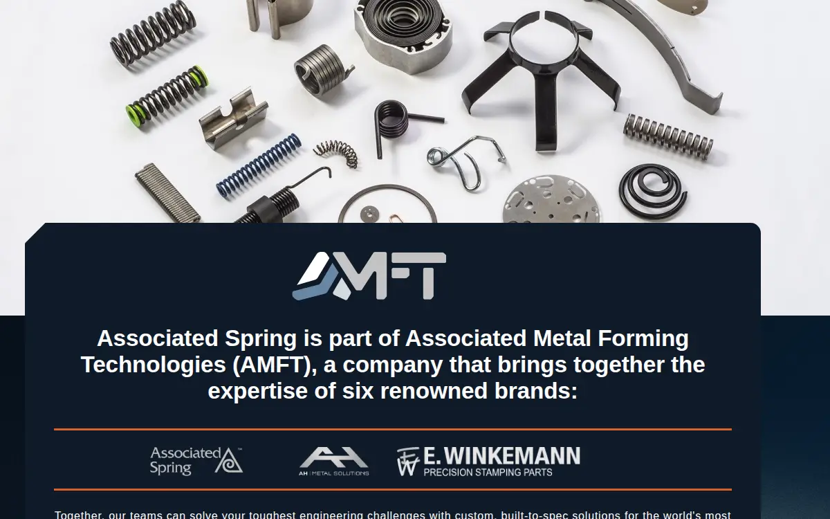 Homepage of Associated Spring Us, LLC