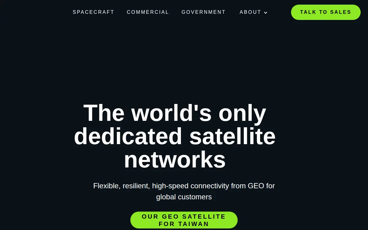Homepage of Astranis Space Technologies CORP
