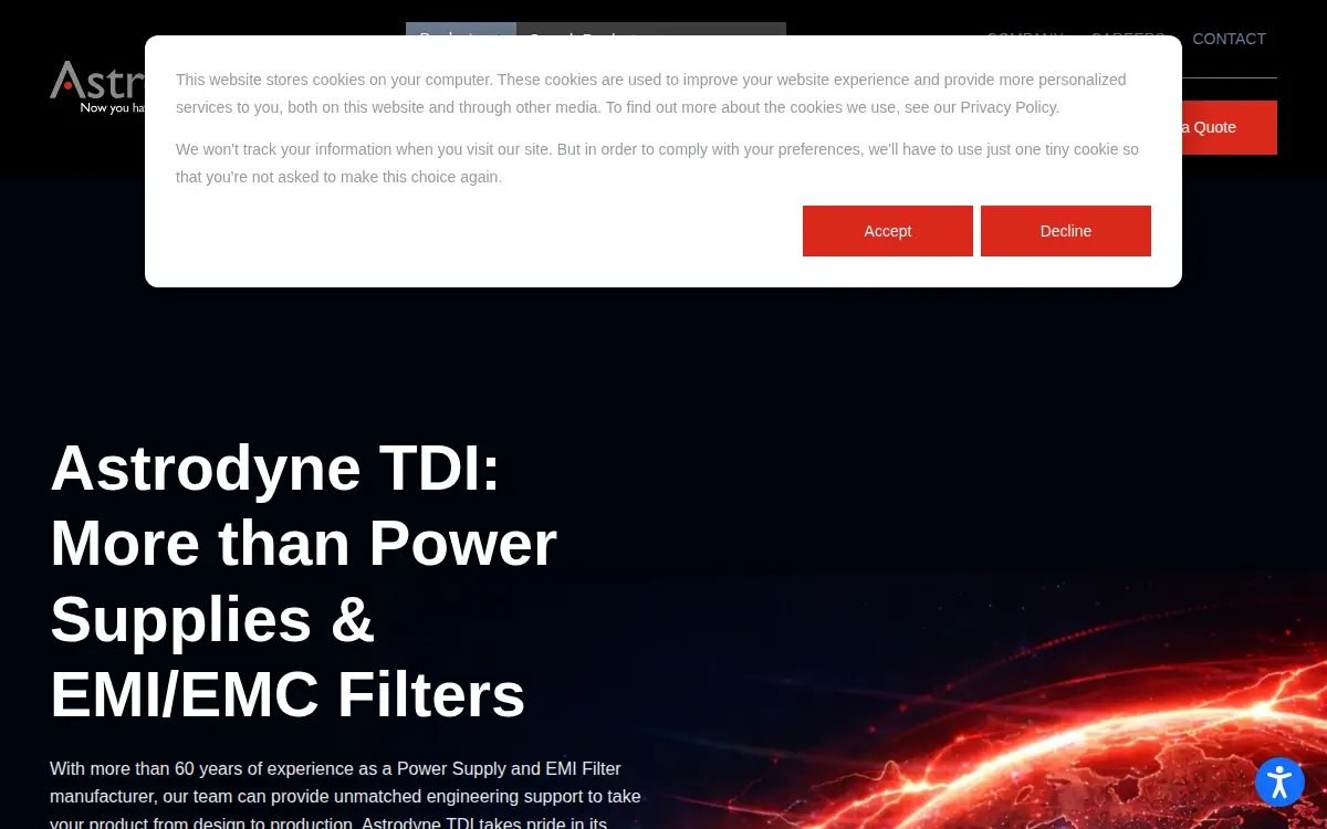 Homepage of Transistor Devices INC