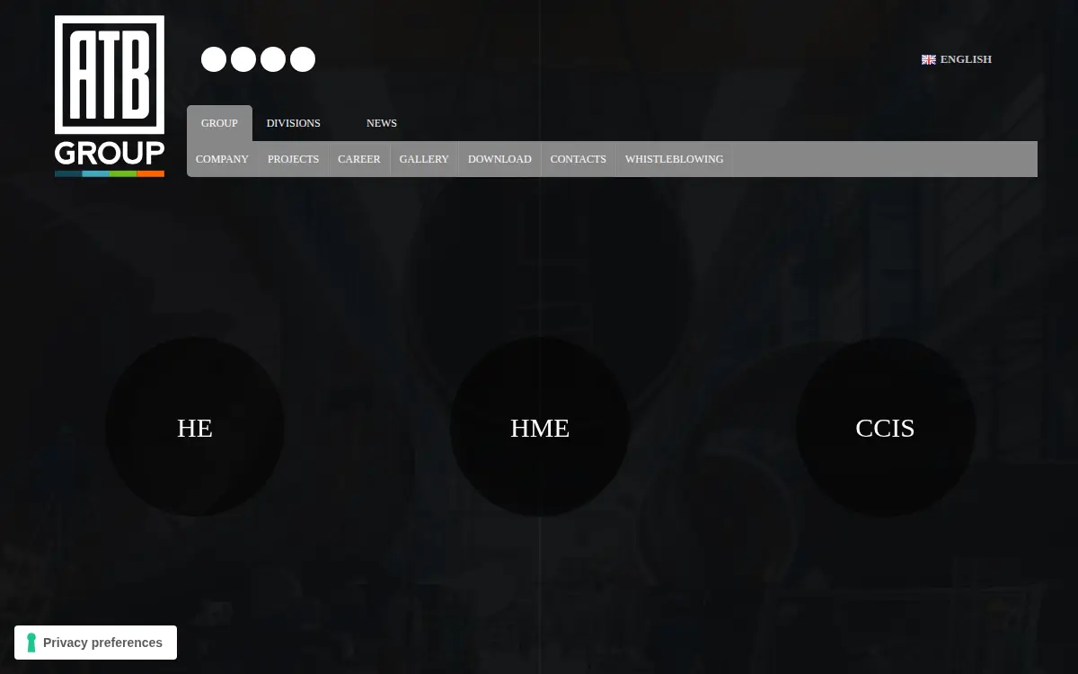 Homepage of Atb Riva Calzoni USA INC.