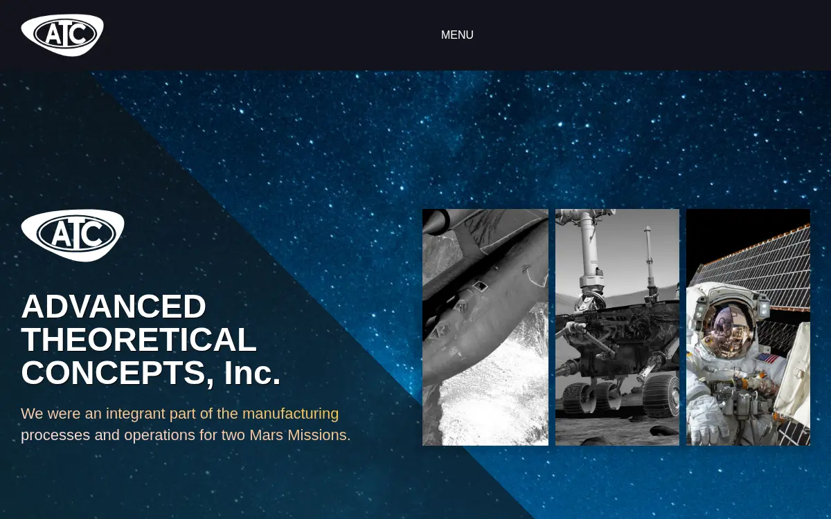 Homepage of Advanced Theoretical Concepts, INC.
