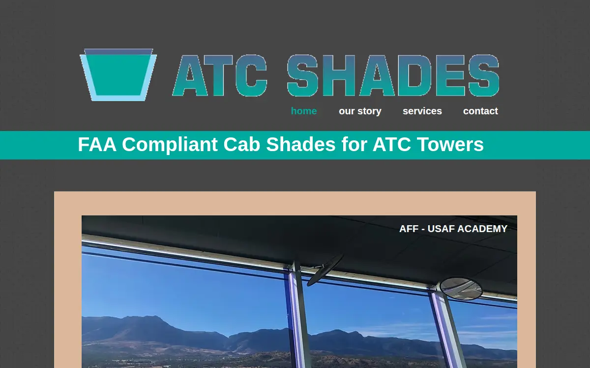 Homepage of Atc Shades LLC