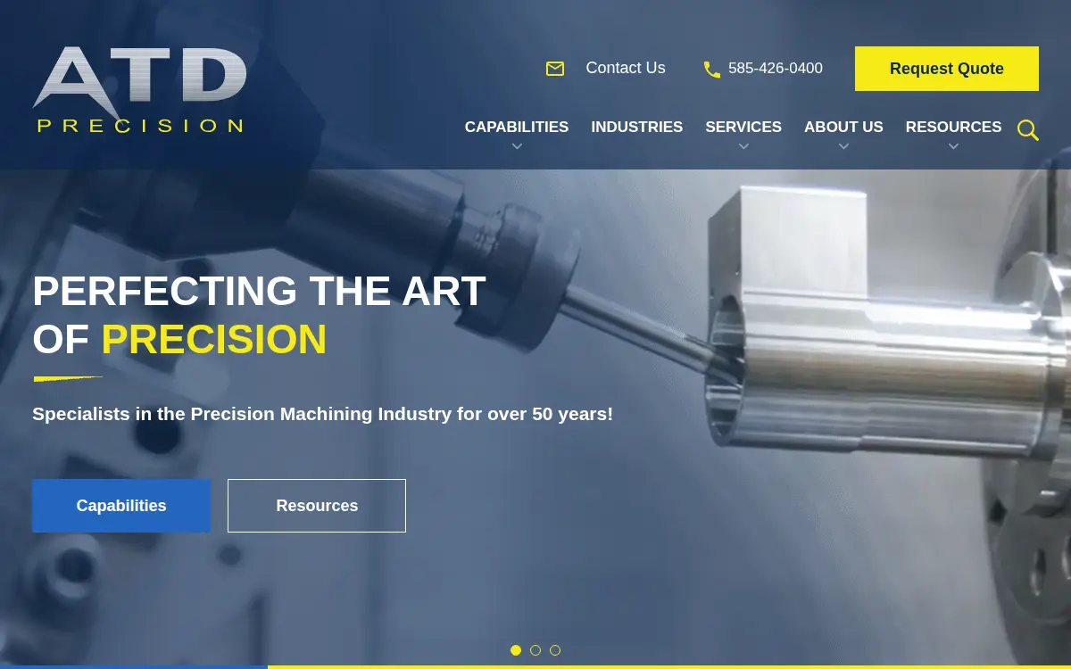 Homepage of Allstate Tool and Die, INC.