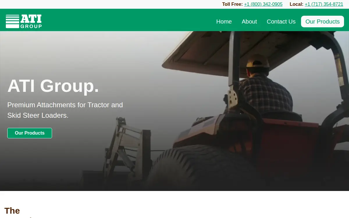 Homepage of Ati Group LLC