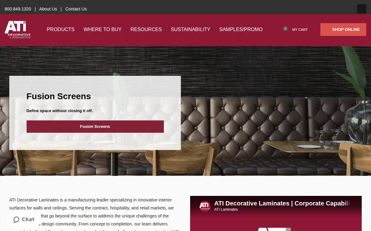 Homepage of Advanced Technology, INC.